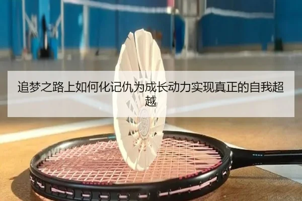 追梦之路上如何化记仇为成长动力实现真正的自我超越